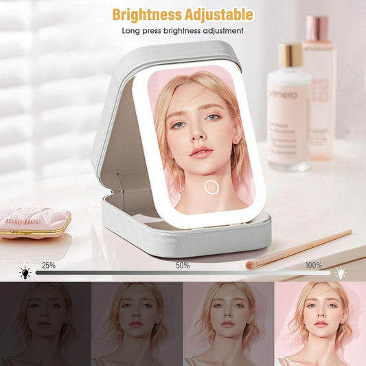 GlowMate™ Smart LED Makeup Mirror Beauty Kit