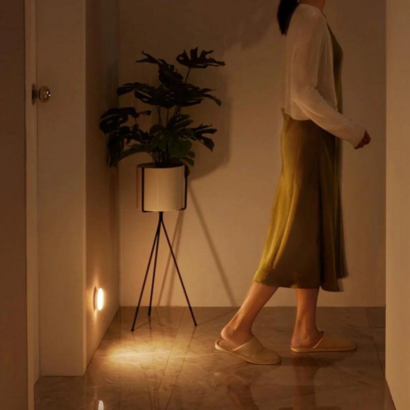 Motion Sensor Light for Home with USB Charging Wireless Self Adhesive LED Night Light	(Pack Of 2)