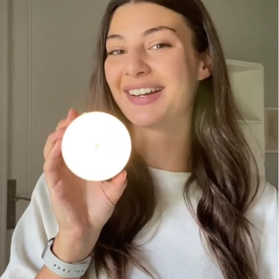 Motion Sensor Light for Home with USB Charging Wireless Self Adhesive LED Night Light	(Pack Of 2)