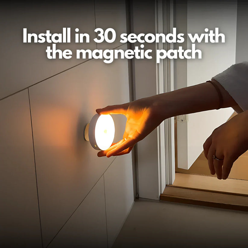 Motion Sensor Light for Home with USB Charging Wireless Self Adhesive LED Night Light	(Pack Of 2)